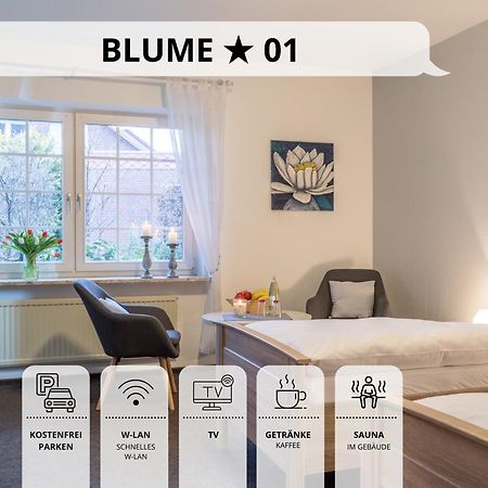 Blumenvilla - 15 Minuten Bis Zum Heide Park, Haustiere Willkommen, Sauna Im Gebaeude Schneverdingen Luaran gambar